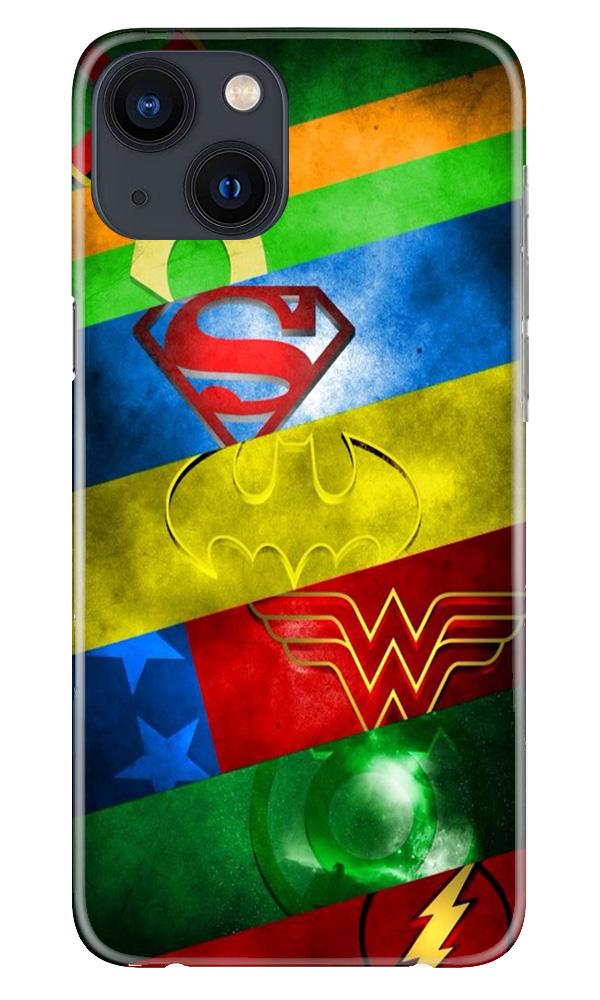Superheros Logo Mobile Back Case for iPhone 13 (Design - 251) Superheros Logo Case for iPhone 13 (Design No. 251)
