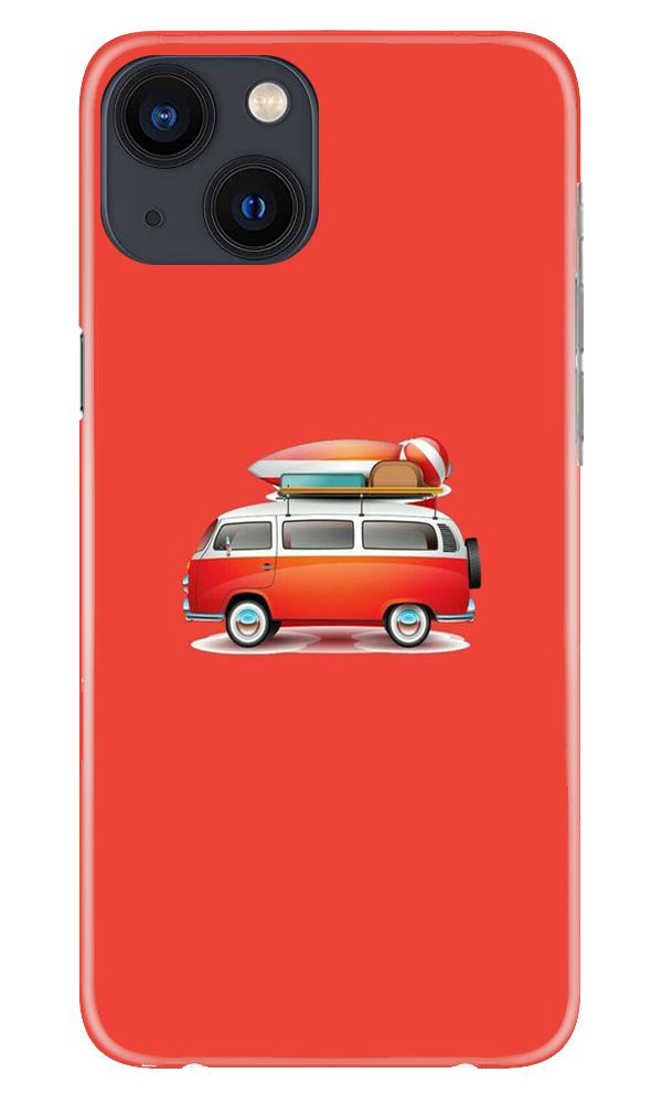 Travel Bus Mobile Back Case for iPhone 13 (Design - 258) Travel Bus Case for iPhone 13 (Design No. 258)