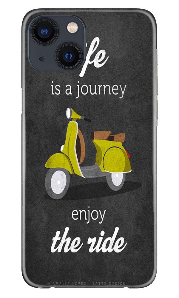 Life is a Journey Mobile Back Case for iPhone 13 (Design - 261) Life is a Journey Case for iPhone 13 (Design No. 261)