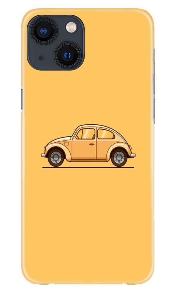 Vintage Car Mobile Back Case for iPhone 13 (Design - 262) Vintage Car Case for iPhone 13 (Design No. 262)
