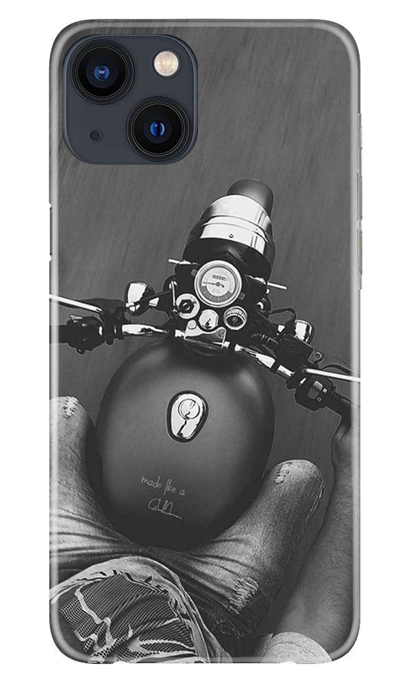 Royal Enfield Mobile Back Case for iPhone 13 Mini (Design - 382) Royal Enfield Mobile Back Case for iPhone 13 Mini (Design - 382)