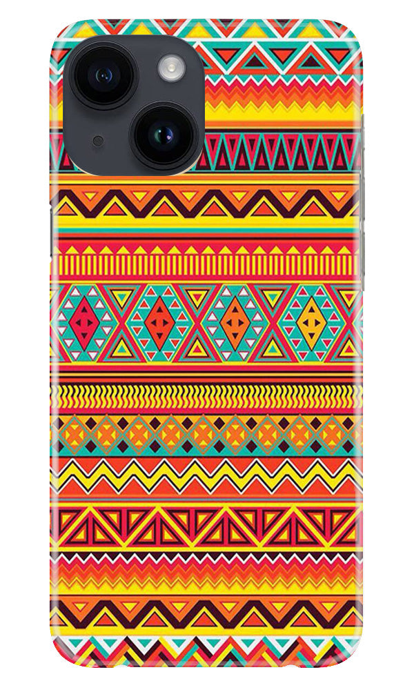 Zigzag line pattern Mobile Back Case for iPhone 14 (Design - 4) Zigzag line pattern Case for iPhone 14