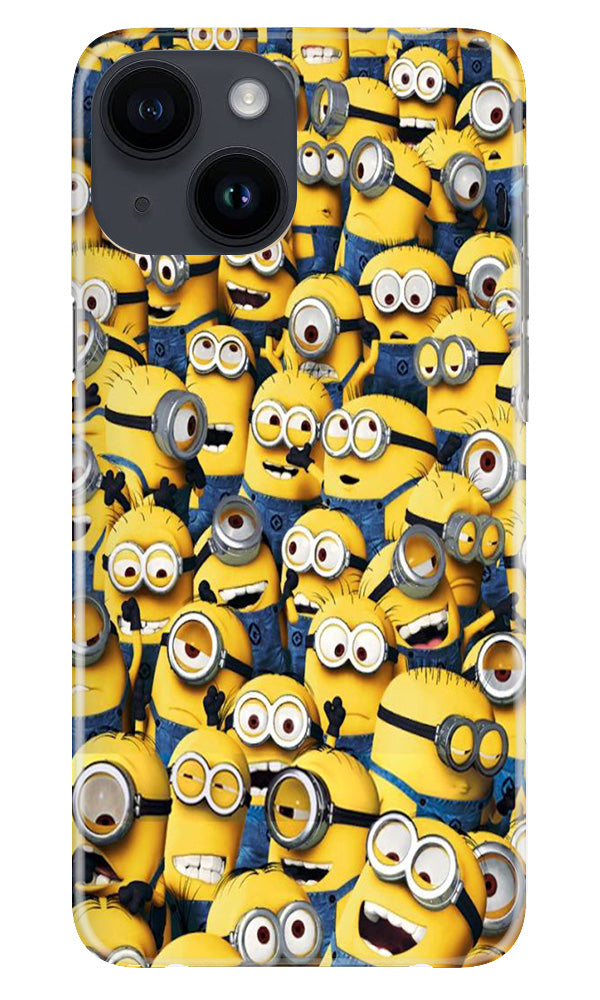 Minions Mobile Back Case for iPhone 14 (Design - 126) Minions Case for iPhone 14 (Design - 126)