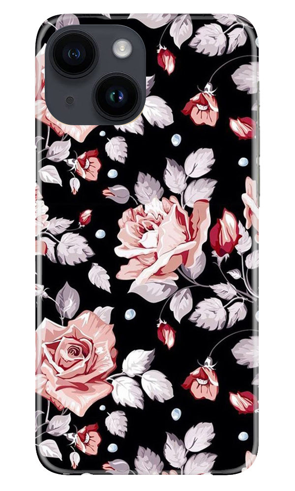 Pink rose Mobile Back Case for iPhone 14 (Design - 12) Pink rose Case for iPhone 14