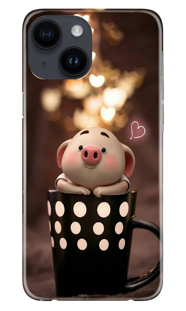 Cute Bunny Mobile Back Case for iPhone 14 (Design - 182) Cute Bunny Case for iPhone 14 (Design No. 182)