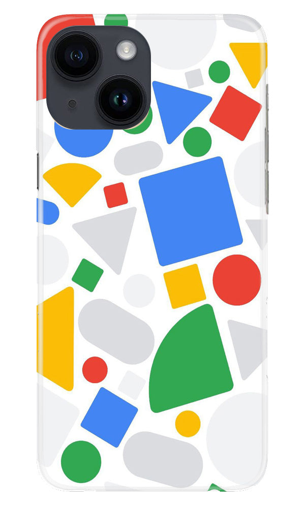 Circul Squar & Tringle Art Mobile Back Case for iPhone 14 (Design - 18) Circul Squar & Tringle Art Case for iPhone 14