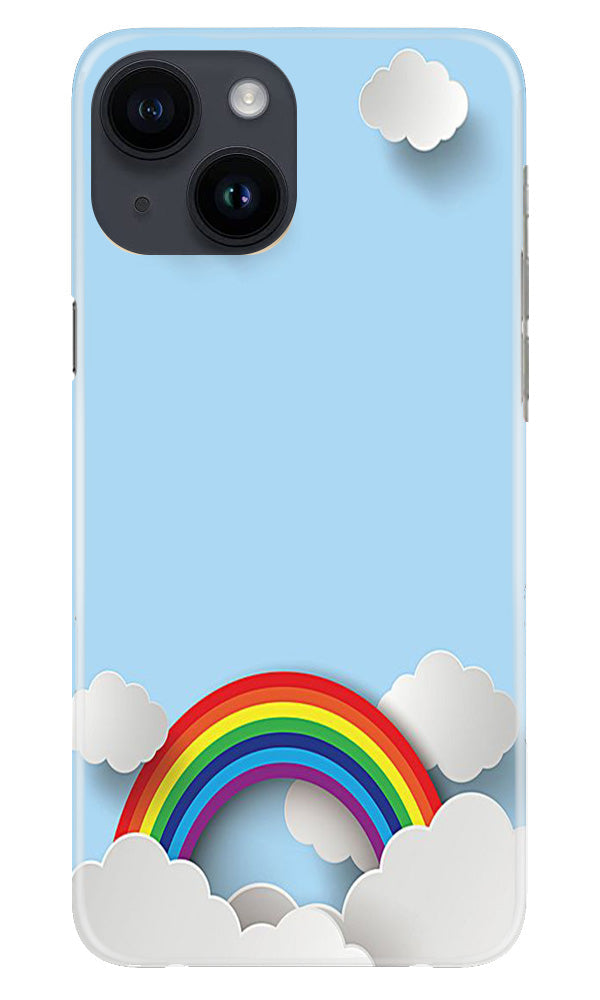 Rainbow Mobile Back Case for iPhone 14 (Design - 194) Rainbow Case for iPhone 14 (Design No. 194)