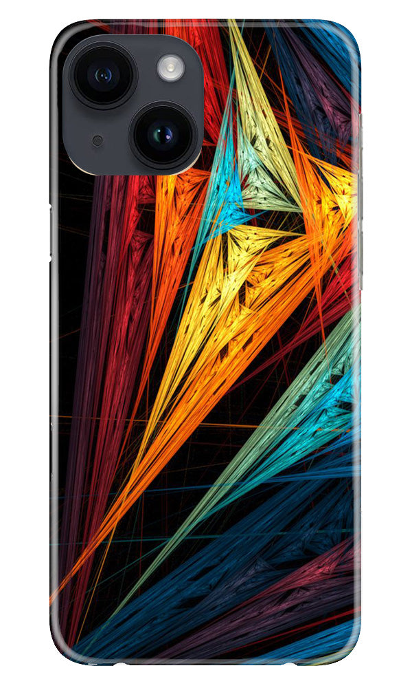 Modern Art Mobile Back Case for iPhone 14 (Design - 198) Modern Art Case for iPhone 14 (Design No. 198)