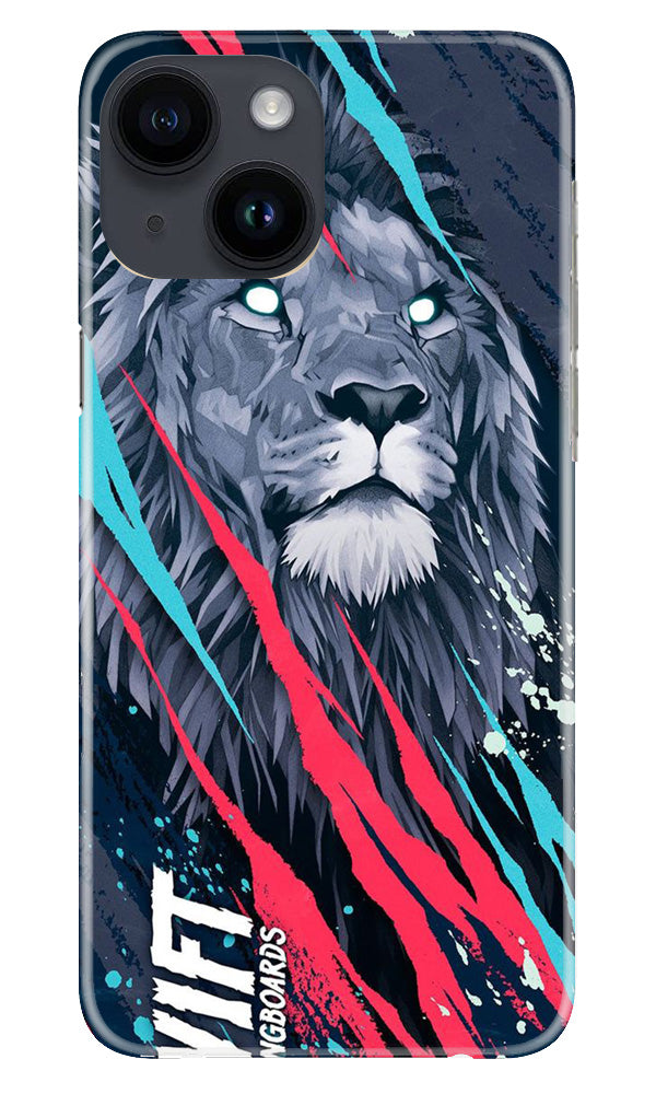 Lion Mobile Back Case for iPhone 14 (Design - 247) Lion Case for iPhone 14 (Design No. 247)