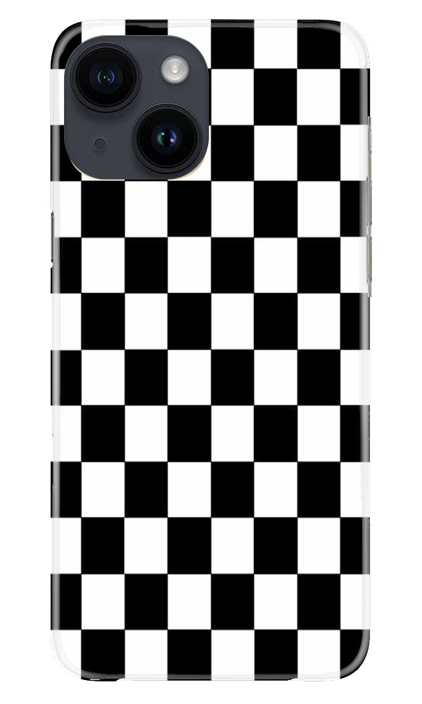 Black White Boxes Mobile Back Case for iPhone 14 (Design - 331) Black White Boxes Mobile Back Case for iPhone 14 (Design - 331)