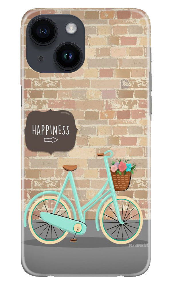 Happiness Mobile Back Case for iPhone 14 (Design - 53) Happiness Case for iPhone 14