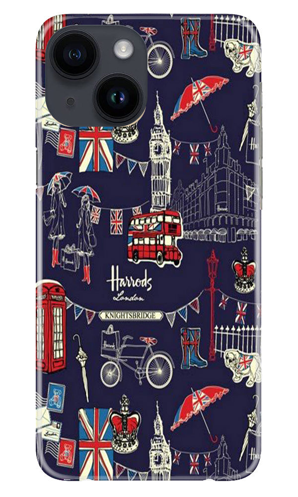 Love London Mobile Back Case for iPhone 14 (Design - 75) Love London Case for iPhone 14