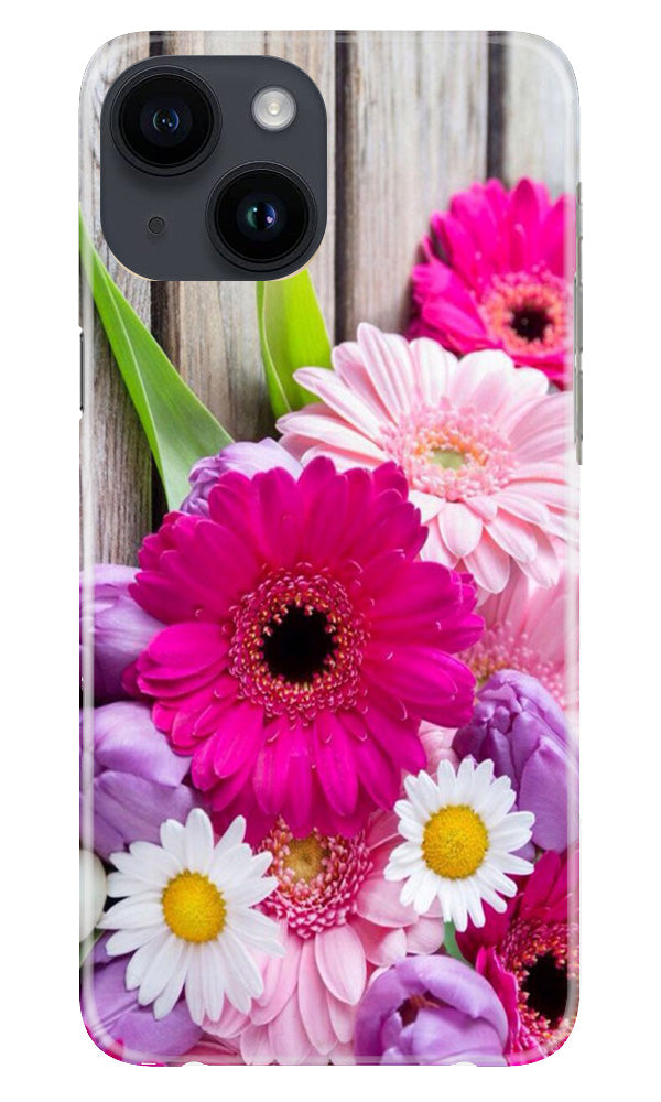Coloful Daisy2 Mobile Back Case for iPhone 14 (Design - 76) Coloful Daisy2 Case for iPhone 14