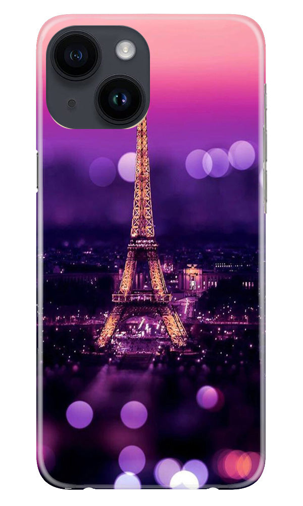 Eiffel Tower Mobile Back Case for iPhone 14 (Design - 86) Eiffel Tower Case for iPhone 14