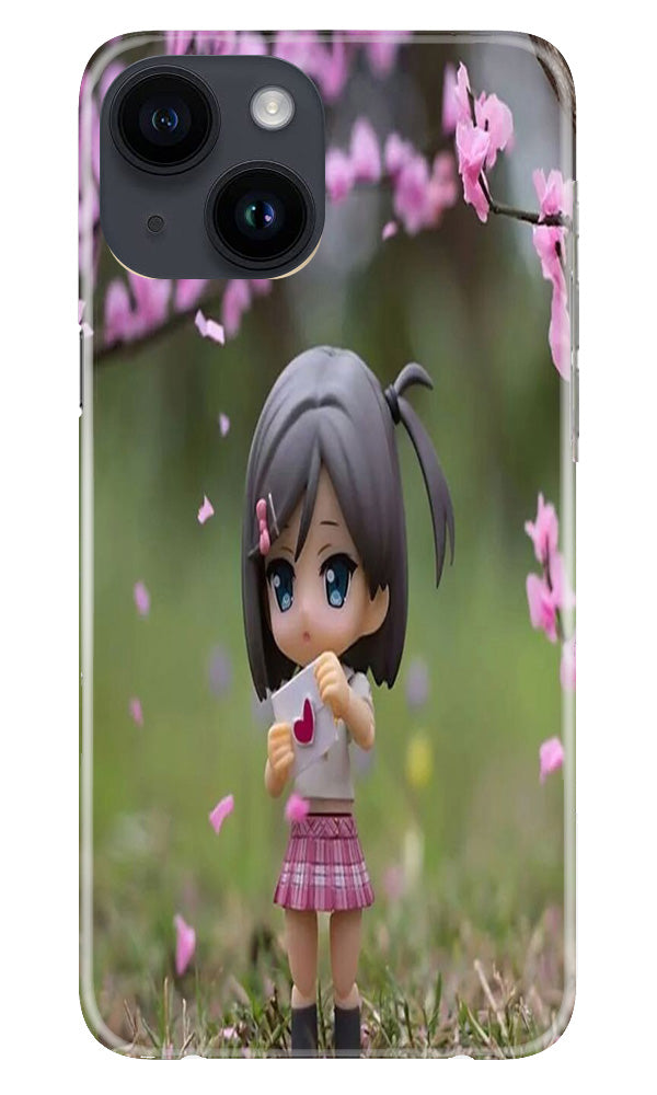 Cute Girl Mobile Back Case for iPhone 14 (Design - 92) Cute Girl Case for iPhone 14