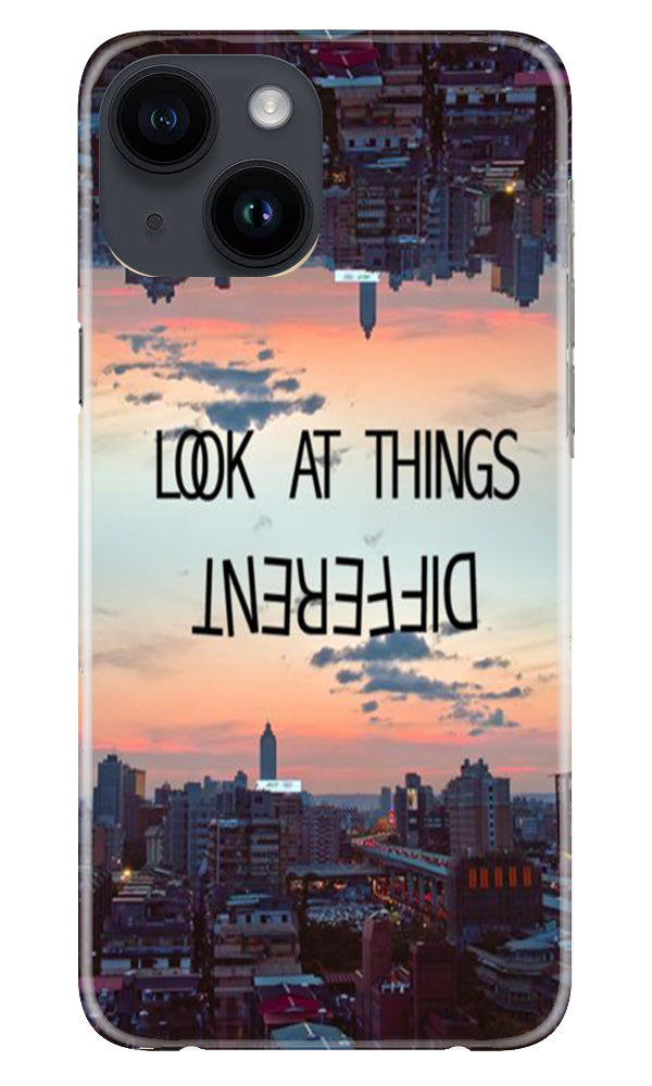 Look at things different Mobile Back Case for iPhone 14 (Design - 99) Look at things different Case for iPhone 14
