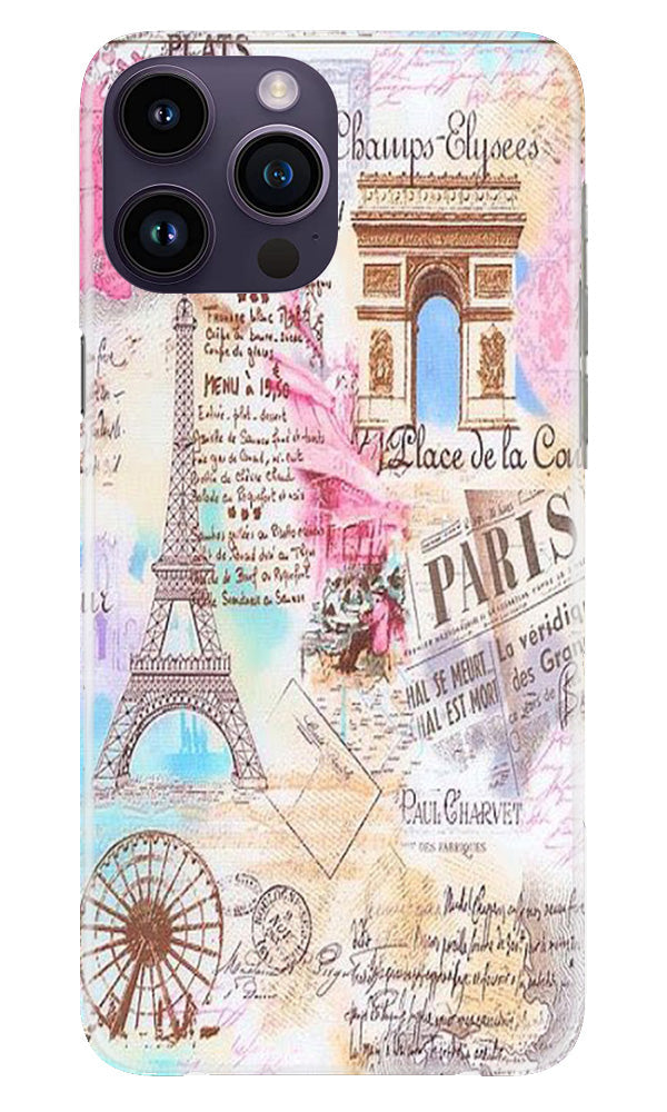 Paris Eiftel Tower Mobile Back Case for iPhone 14 Pro (Design - 54) Paris Eiftel Tower Case for iPhone 14 Pro