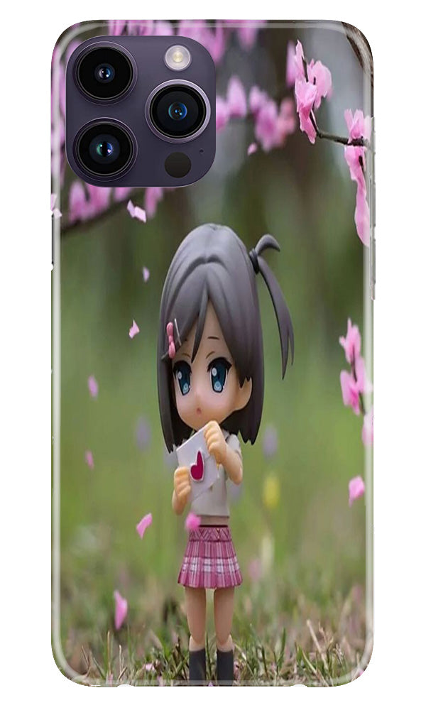 Cute Girl Mobile Back Case for iPhone 14 Pro (Design - 92) Cute Girl Case for iPhone 14 Pro