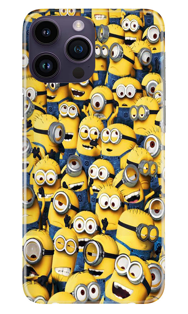 Minions Mobile Back Case for iPhone 14 Pro Max (Design - 126) Minions Case for iPhone 14 Pro Max (Design - 126)
