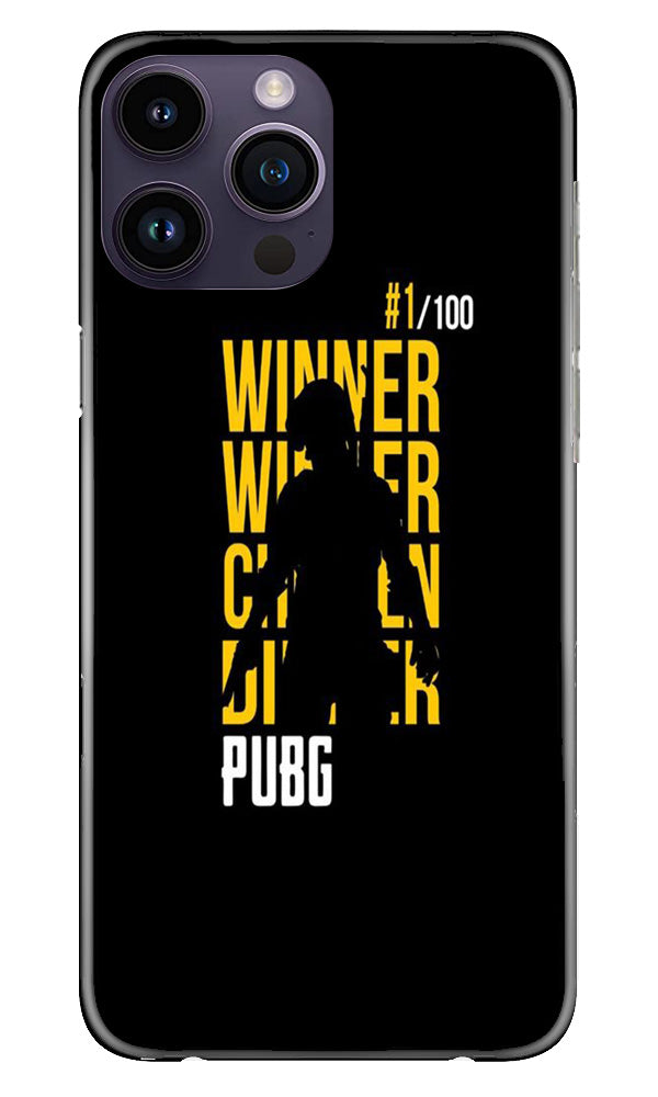 Pubg Winner Winner Mobile Back Case for iPhone 14 Pro (Design - 146) Pubg Winner Winner Case for iPhone 14 Pro (Design - 146)