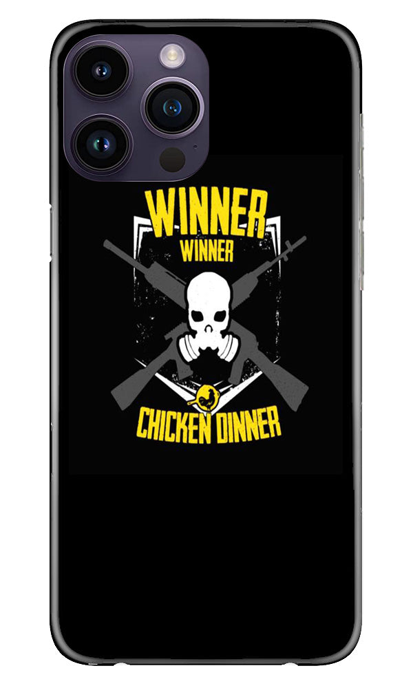 Winner Winner Chicken Dinner Mobile Back Case for iPhone 14 Pro Max (Design - 147) Winner Winner Chicken Dinner Case for iPhone 14 Pro Max (Design - 147)