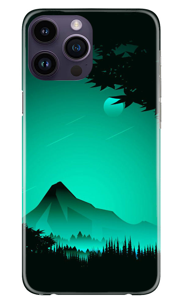 Moon Mountain Mobile Back Case for iPhone 14 Pro (Design - 173) Moon Mountain Case for iPhone 14 Pro (Design - 173)