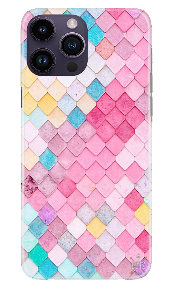 Pink Pattern Mobile Back Case for iPhone 14 Pro Max (Design - 184) Pink Pattern Case for iPhone 14 Pro Max (Design No. 184)