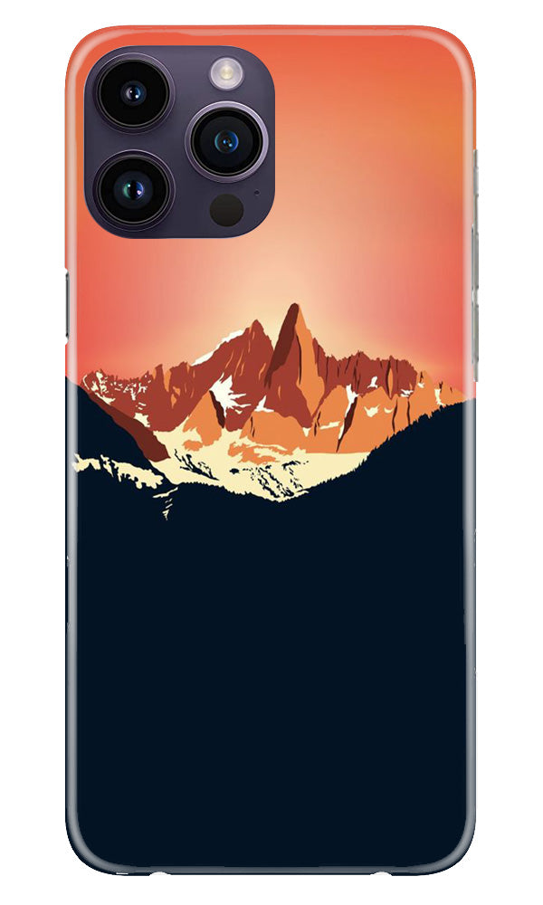 Mountains Mobile Back Case for iPhone 14 Pro Max (Design - 196) Mountains Case for iPhone 14 Pro Max (Design No. 196)