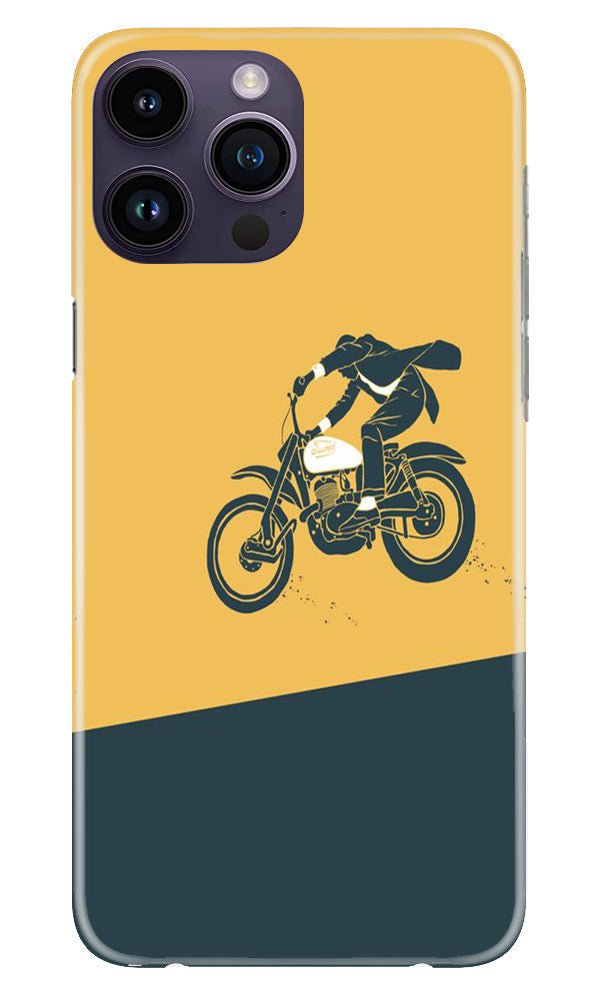 Bike Lovers Mobile Back Case for iPhone 14 Pro (Design - 225) Bike Lovers Case for iPhone 14 Pro (Design No. 225)