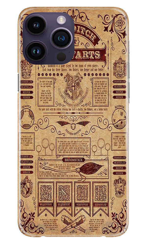 Hogwarts Mobile Back Case for iPhone 14 Pro (Design - 266) Hogwarts Mobile Back Case for iPhone 14 Pro (Design - 266)