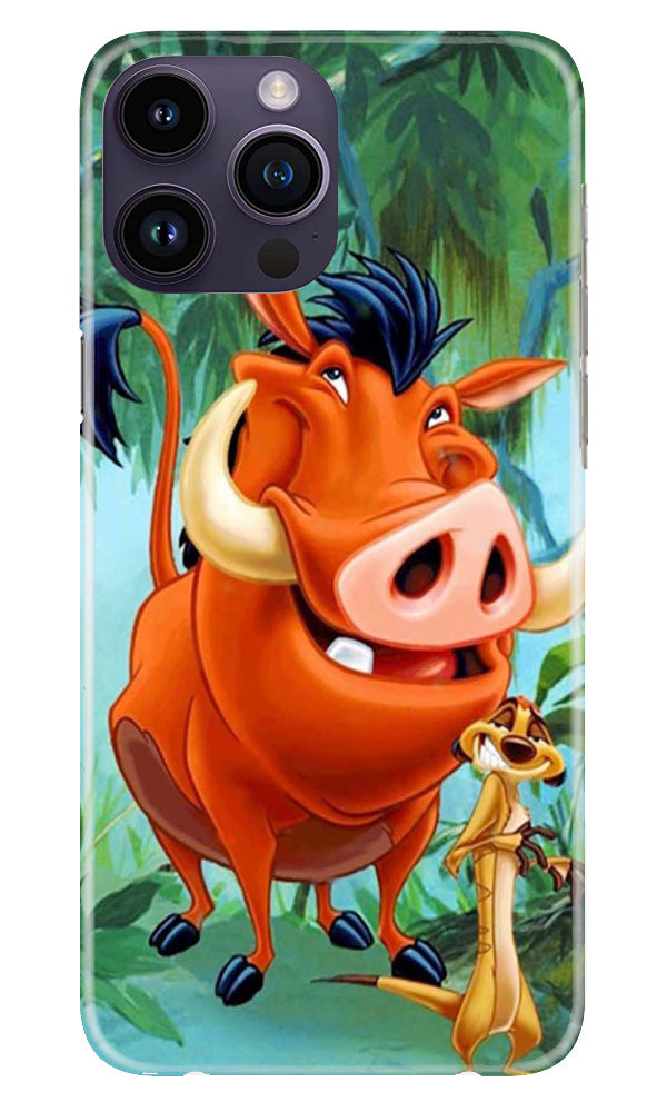 Timon and Pumbaa Mobile Back Case for iPhone 14 Pro (Design - 267) Timon and Pumbaa Mobile Back Case for iPhone 14 Pro (Design - 267)