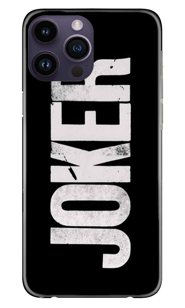 Joker Mobile Back Case for iPhone 14 Pro Max (Design - 289) Joker Mobile Back Case for iPhone 14 Pro Max (Design - 289)