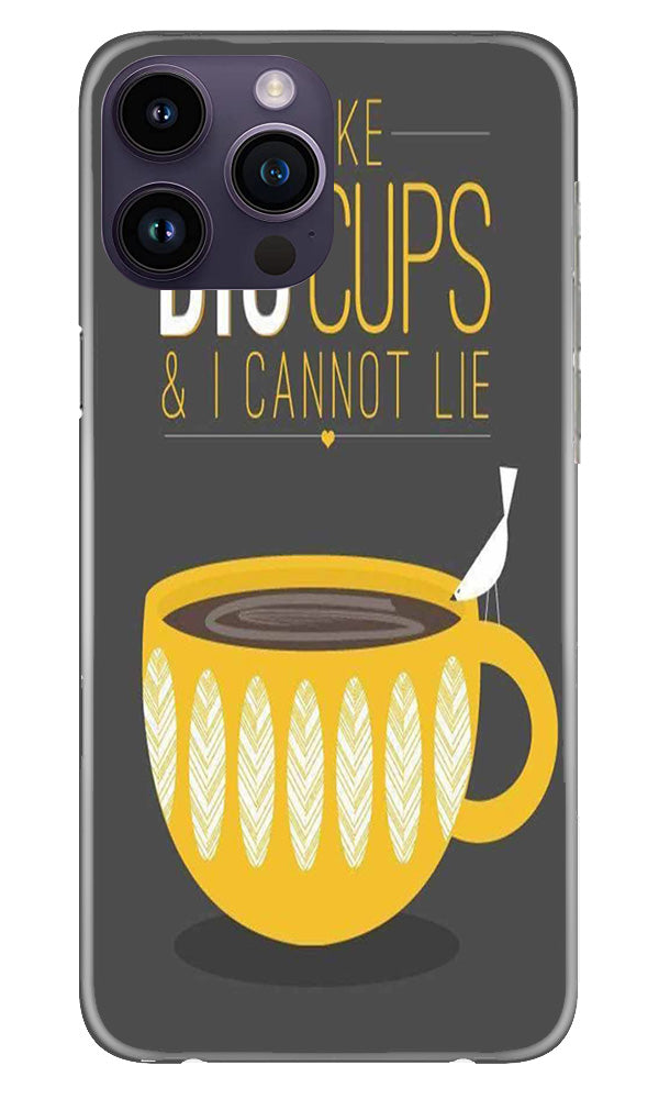 Big Cups Coffee Mobile Back Case for iPhone 14 Pro (Design - 312) Big Cups Coffee Mobile Back Case for iPhone 14 Pro (Design - 312)