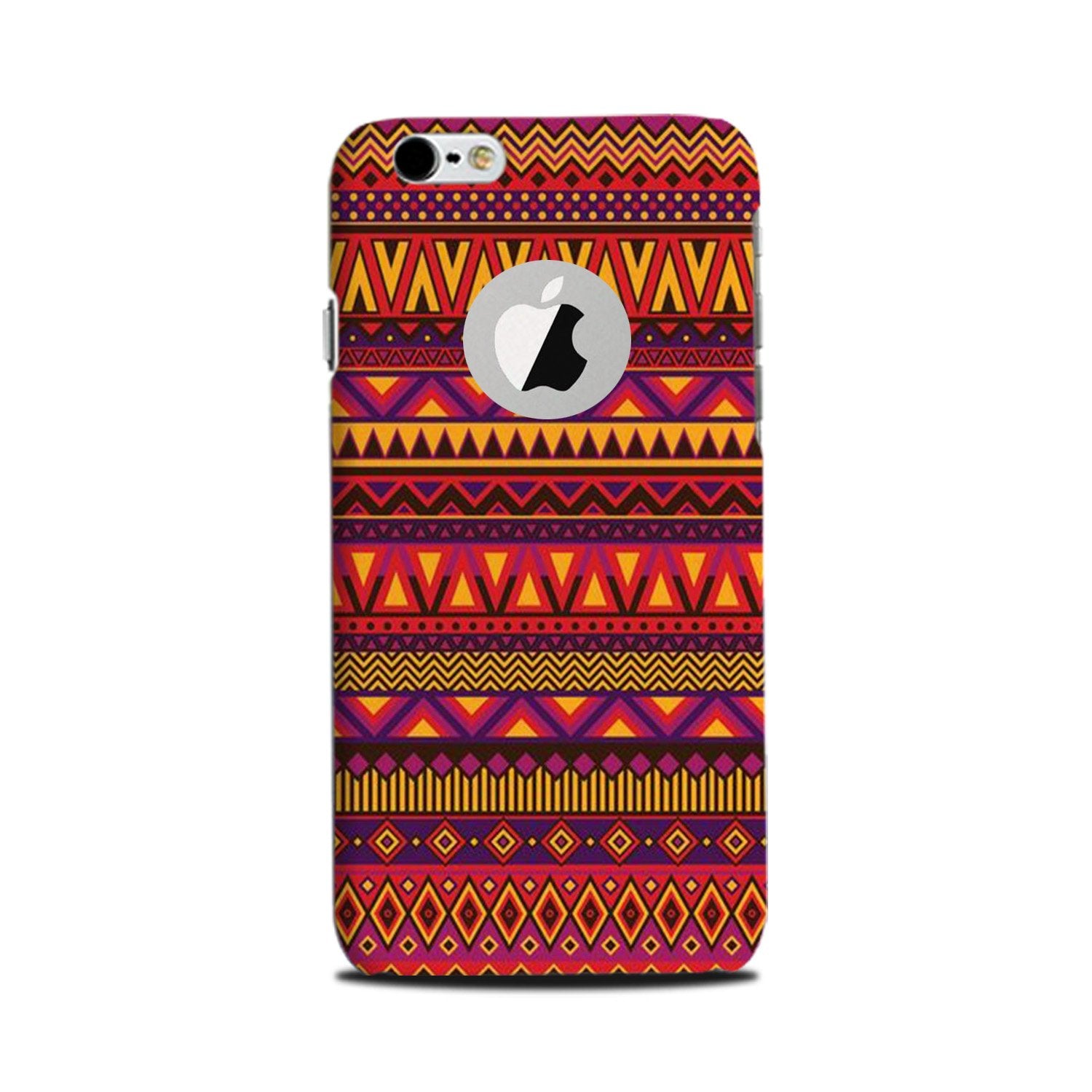 Zigzag line pattern2 Mobile Back Case for iPhone 6 / 6s logo cut (Design - 10) Zigzag line pattern2 Case for iPhone 6 / 6s logo cut