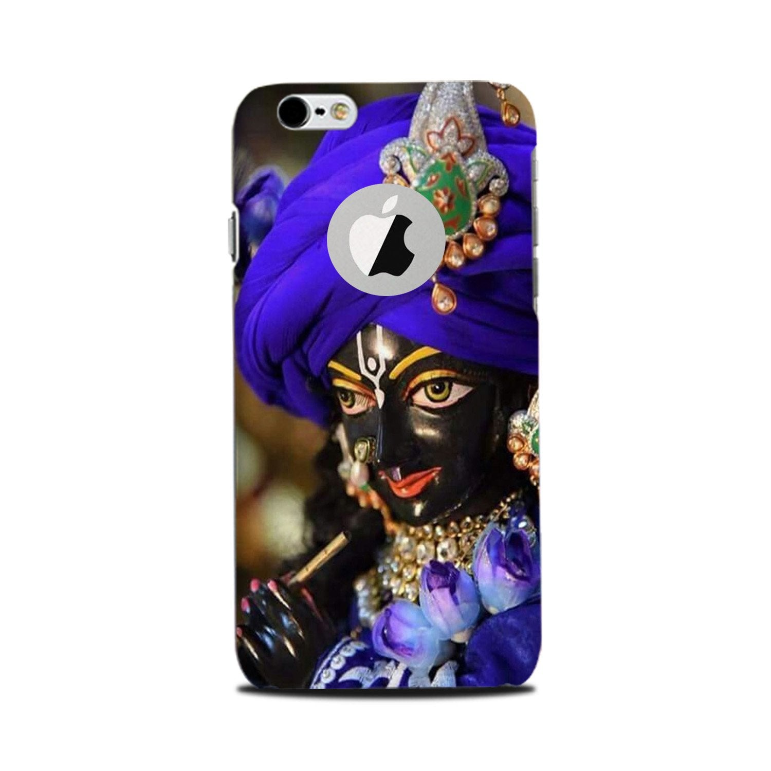 Lord Krishna4 Mobile Back Case for iPhone 6 / 6s logo cut (Design - 19) Lord Krishna4 Case for iPhone 6 / 6s logo cut