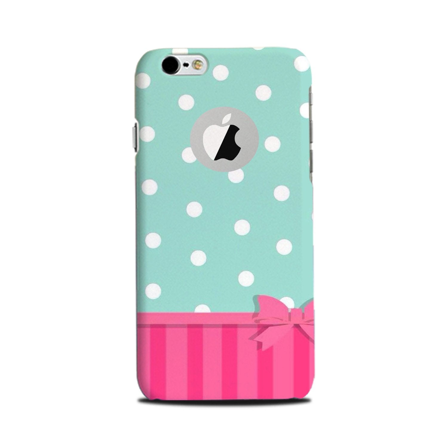Gift Wrap Mobile Back Case for iPhone 6 / 6s logo cut (Design - 30) Gift Wrap Case for iPhone 6 / 6s logo cut