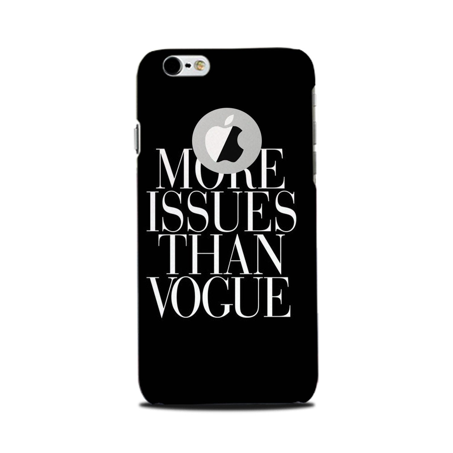 More Issues than Vague Mobile Back Case for iPhone 6 / 6s logo cut (Design - 74) More Issues than Vague Case for iPhone 6 / 6s logo cut