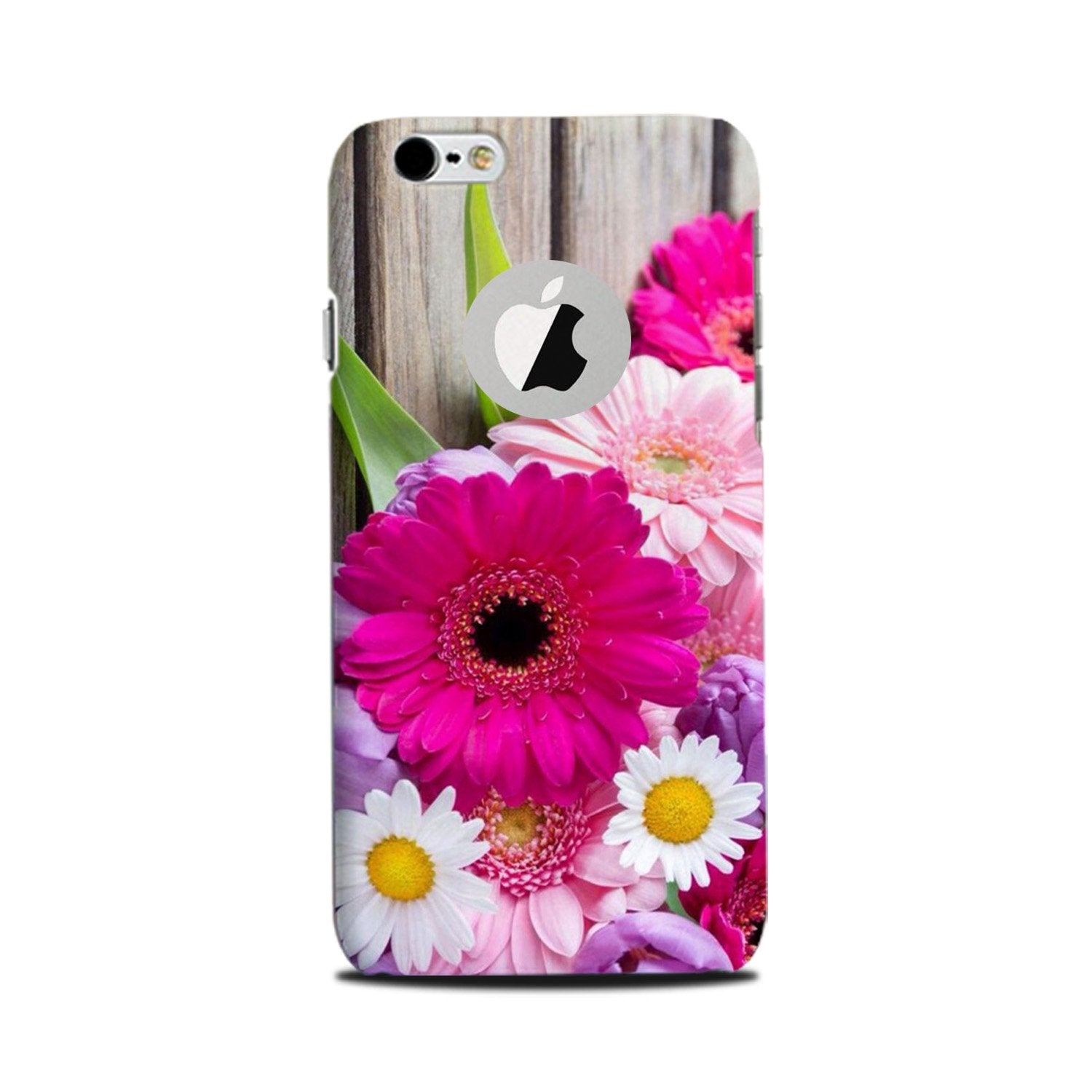 Coloful Daisy2 Mobile Back Case for iPhone 6 / 6s logo cut (Design - 76) Coloful Daisy2 Case for iPhone 6 / 6s logo cut