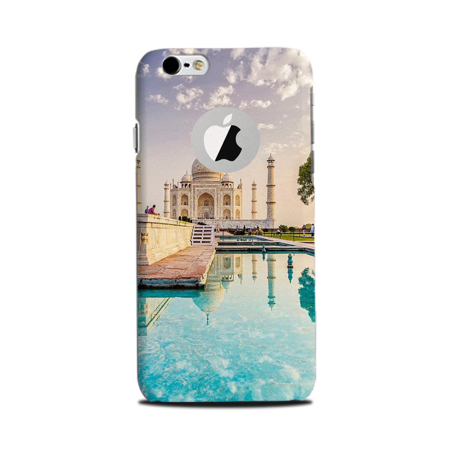 Tajmahal Mobile Back Case for iPhone 6 / 6s logo cut (Design - 96) Tajmahal Case for iPhone 6 / 6s logo cut