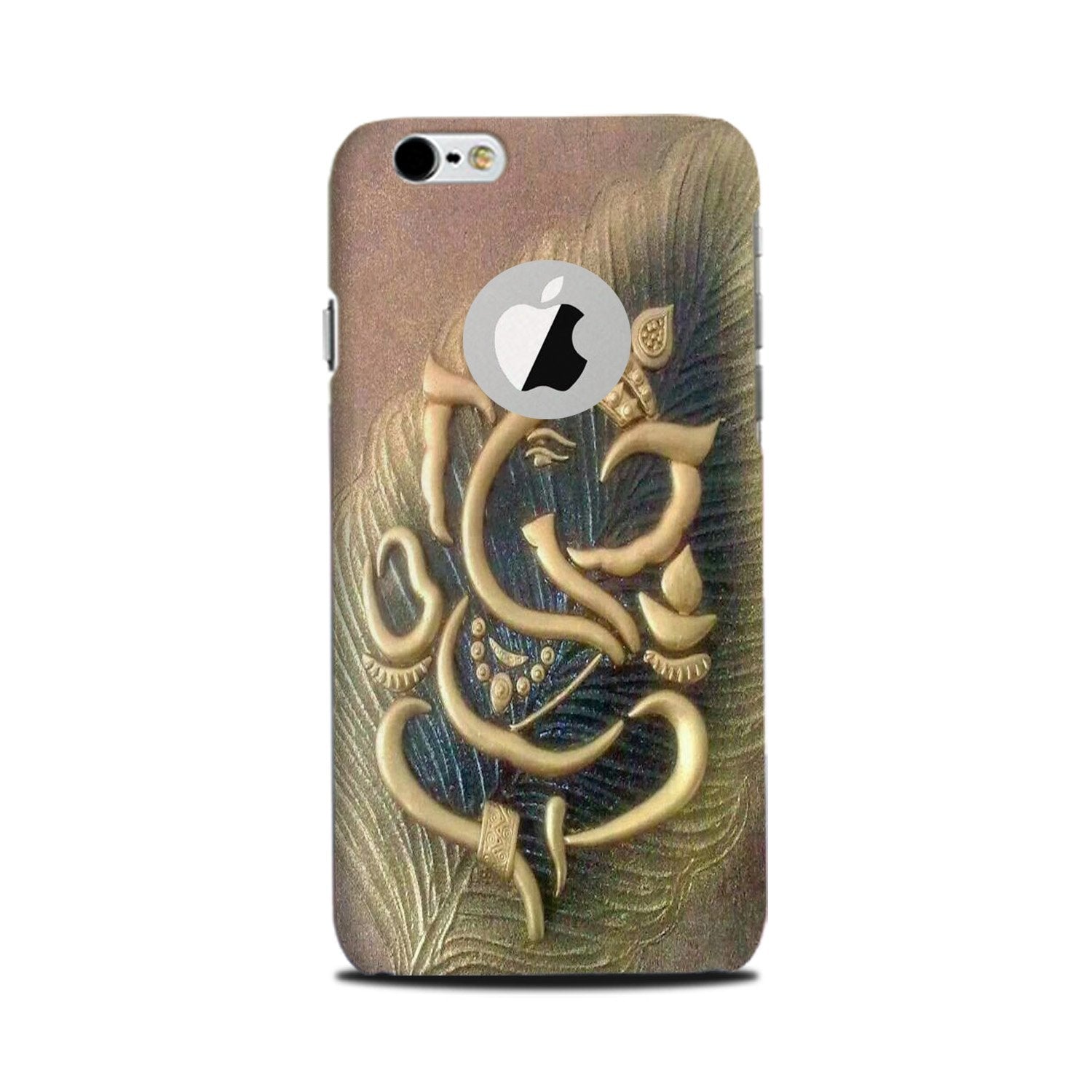 Lord Ganesha Mobile Back Case for iPhone 6 / 6s logo cut (Design - 100) Lord Ganesha Case for iPhone 6 / 6s logo cut