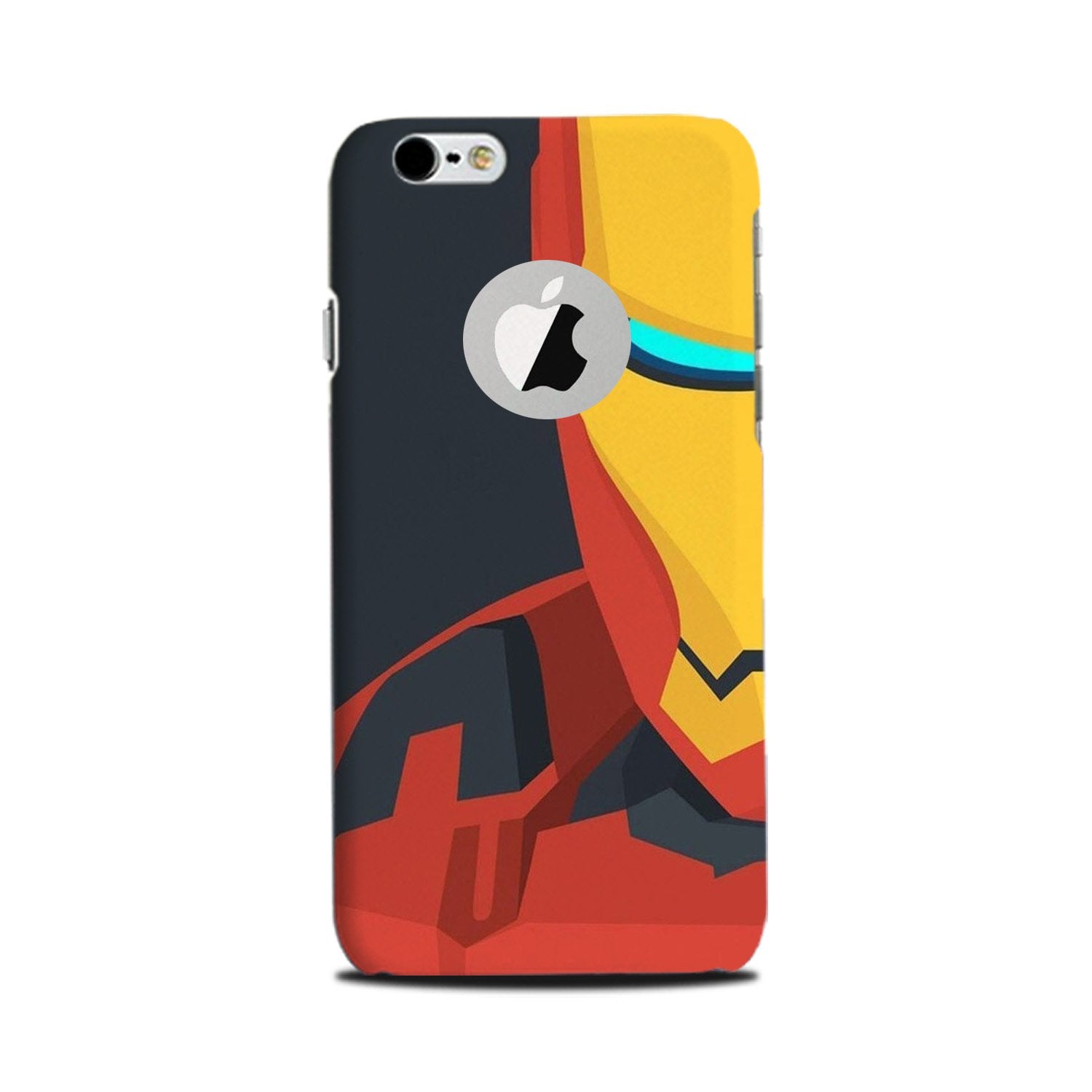 Iron Man Superhero Mobile Back Case for iPhone 6 / 6s logo cut (Design - 120) Iron Man Superhero Case for iPhone 6 / 6s logo cut (Design - 120)