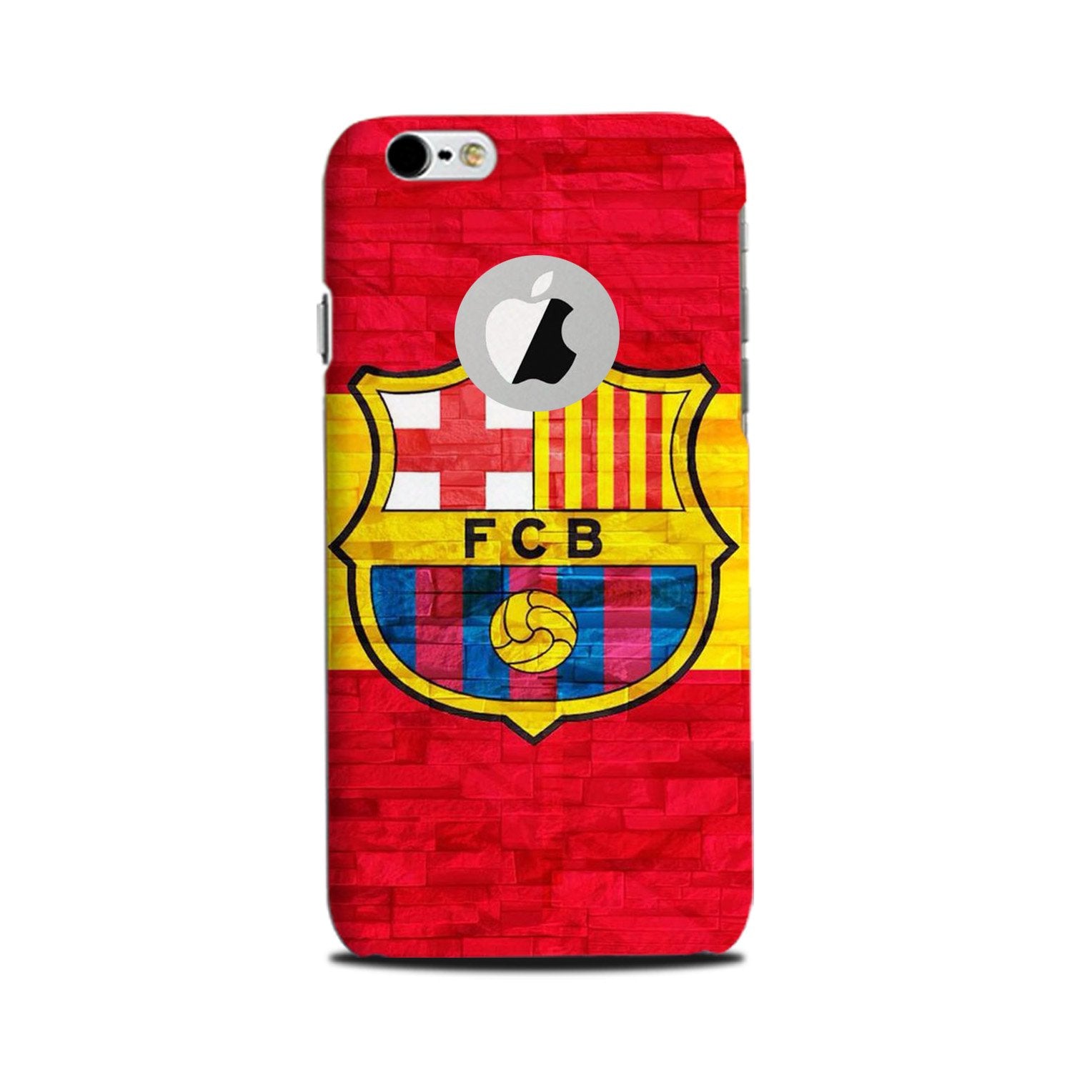 FCB Football Mobile Back Case for iPhone 6 / 6s logo cut (Design - 174) FCB Football Case for iPhone 6 / 6s logo cut (Design - 174)