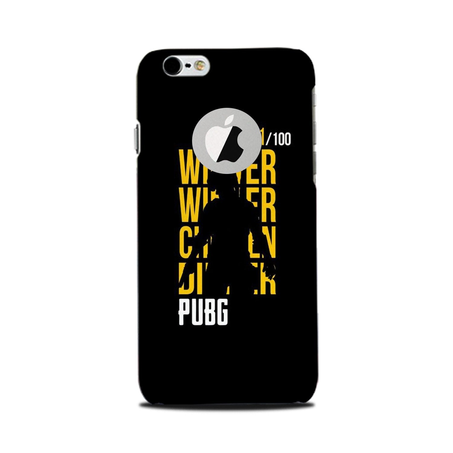 Pubg Winner Winner Mobile Back Case for iPhone 6 / 6s logo cut (Design - 177) Pubg Winner Winner Case for iPhone 6 / 6s logo cut (Design - 177)