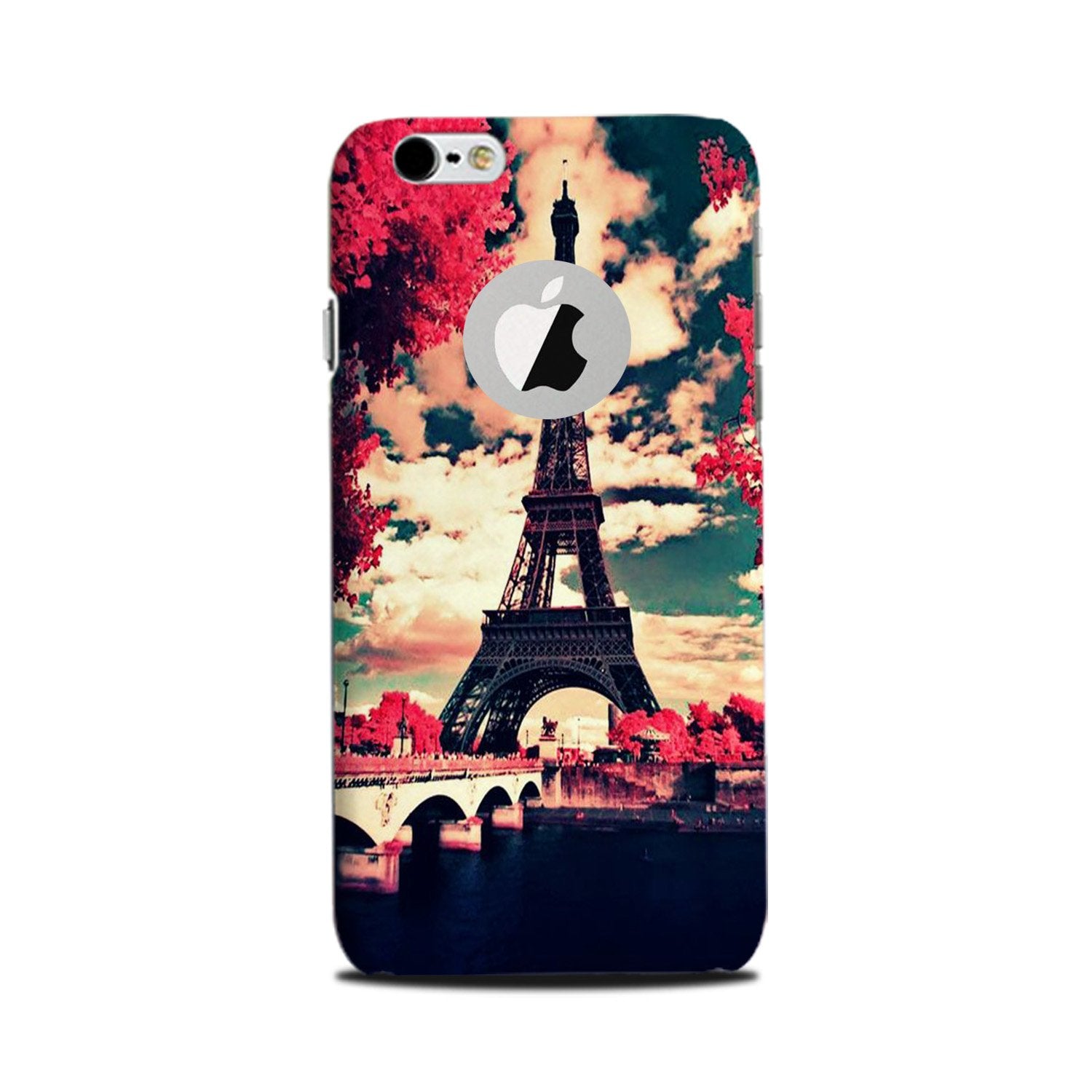 Eiffel Tower Mobile Back Case for iPhone 6 / 6s logo cut (Design - 212) Eiffel Tower Case for iPhone 6 / 6s logo cut (Design No. 212)