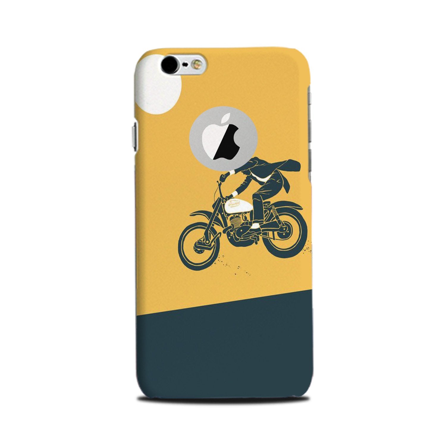 Bike Lovers Mobile Back Case for iPhone 6 / 6s logo cut (Design - 256) Bike Lovers Case for iPhone 6 / 6s logo cut (Design No. 256)