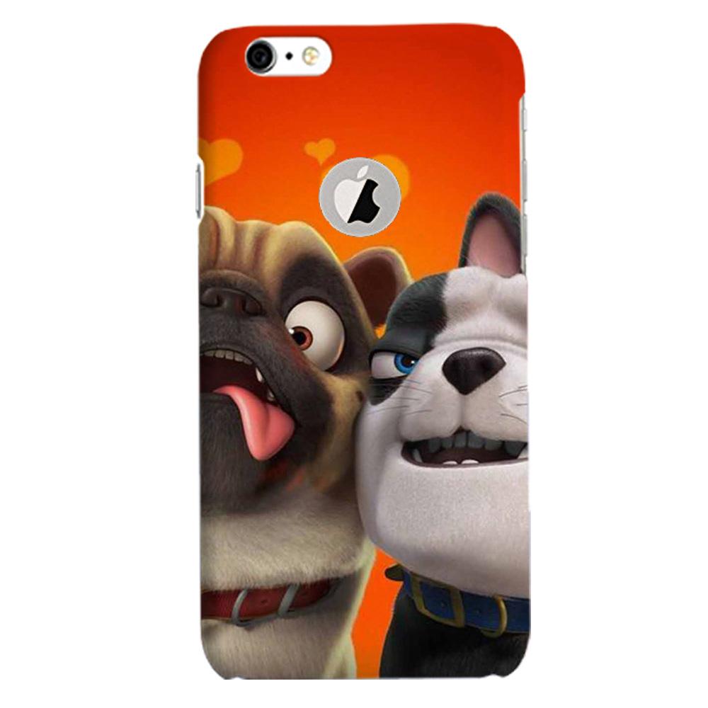 Dog Puppy Mobile Back Case for iPhone 6 / 6s Logo Cut (Design - 350) Dog Puppy Mobile Back Case for iPhone 6 / 6s Logo Cut (Design - 350)