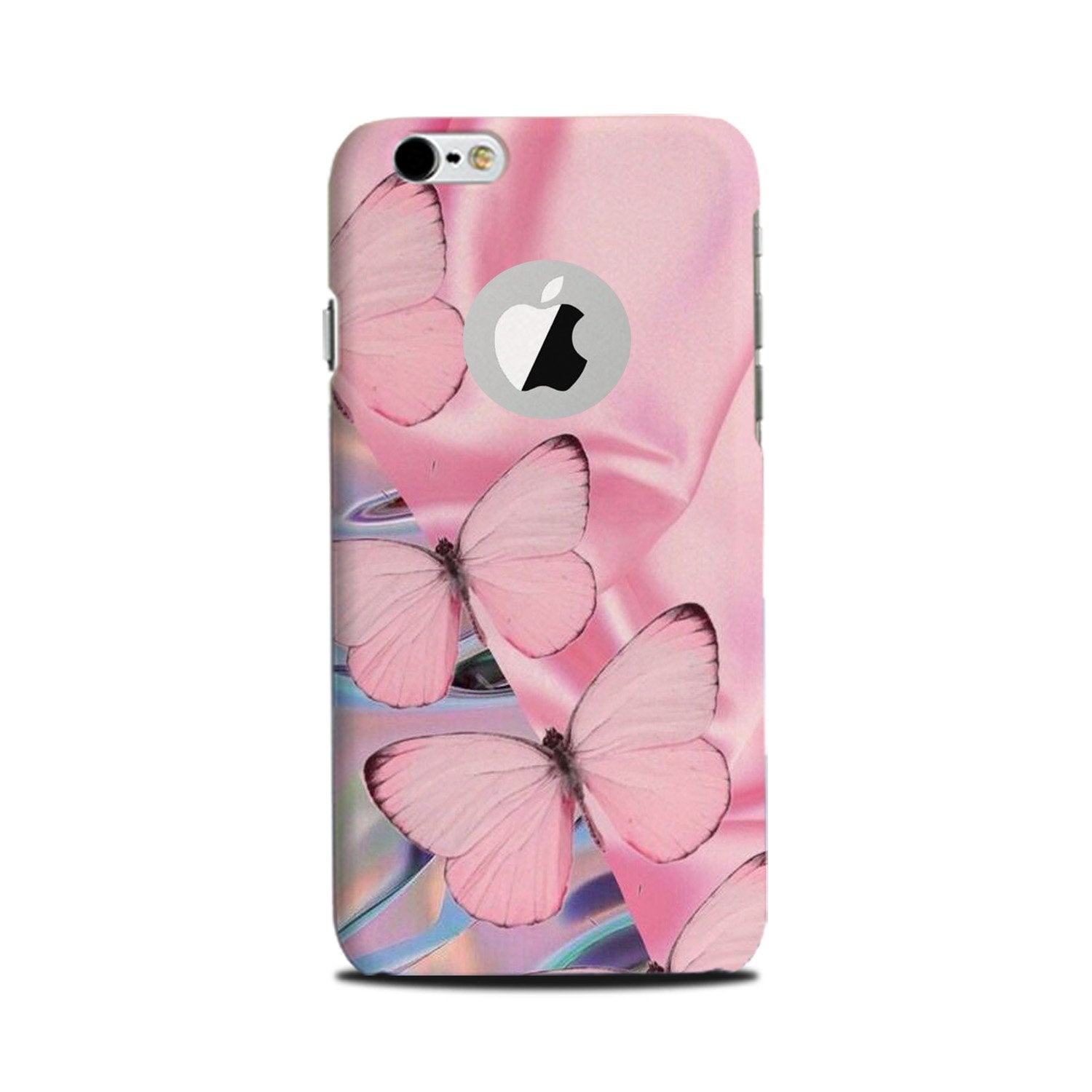 Butterflies Mobile Back Case for iPhone 6 Plus / 6s Plus logo cut (Design - 26) Butterflies Case for iPhone 6 Plus / 6s Plus logo cut