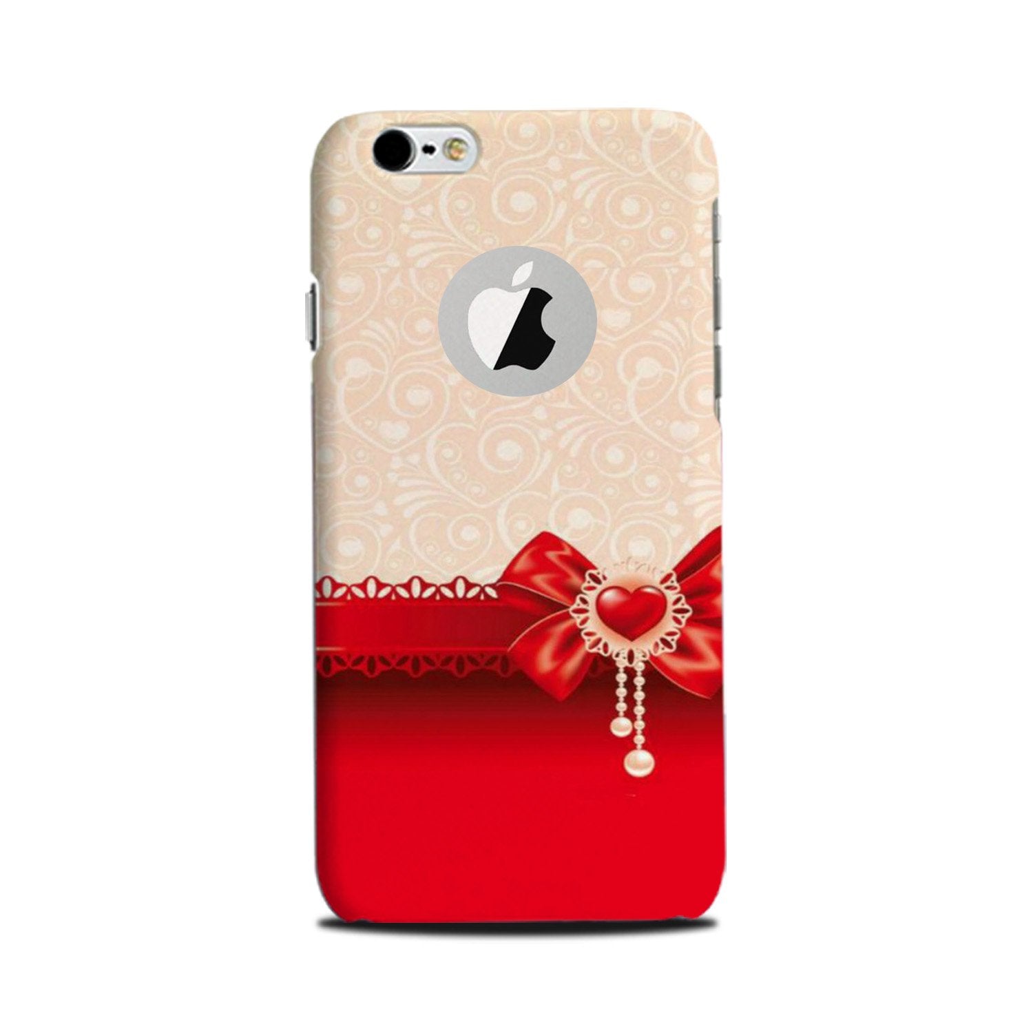 Gift Wrap3 Mobile Back Case for iPhone 6 Plus / 6s Plus logo cut (Design - 36) Gift Wrap3 Case for iPhone 6 Plus / 6s Plus logo cut