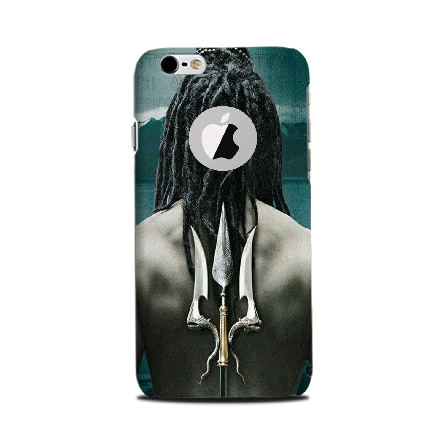 Mahakal Mobile Back Case for iPhone 6 Plus / 6s Plus logo cut (Design - 47) Mahakal Case for iPhone 6 Plus / 6s Plus logo cut