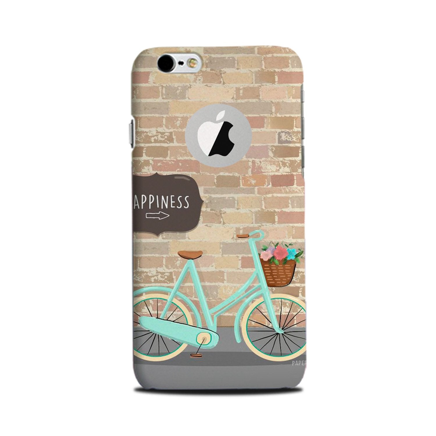 Happiness Mobile Back Case for iPhone 6 Plus / 6s Plus logo cut (Design - 53) Happiness Case for iPhone 6 Plus / 6s Plus logo cut